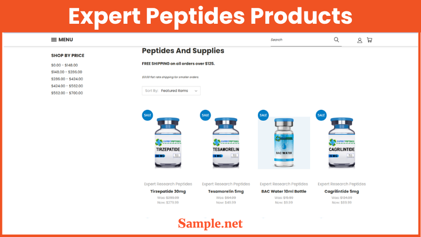 Expert Peptides Products