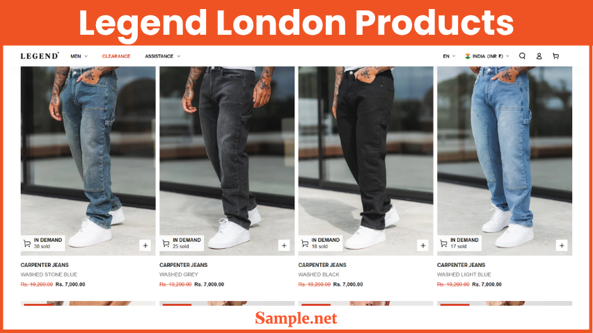 Legend London Products