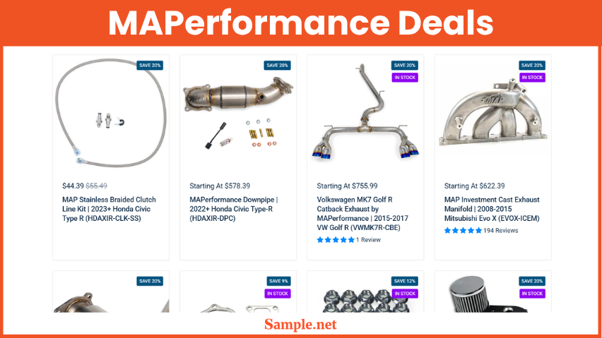 MAPerformance Deals