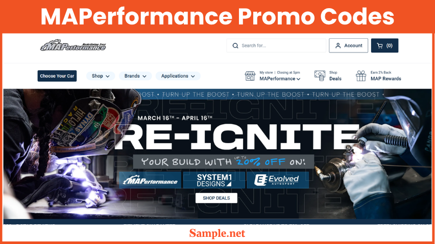 MAPerformance Promo Codes