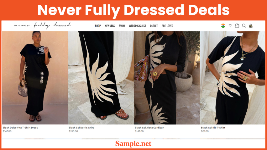 Never Fully Dressed Deals