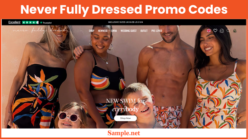 Never Fully Dressed Promo Codes