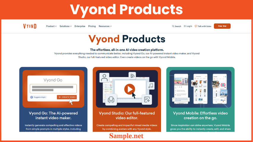 Vyond Products