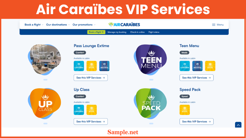 Air Caraïbes VIP Services