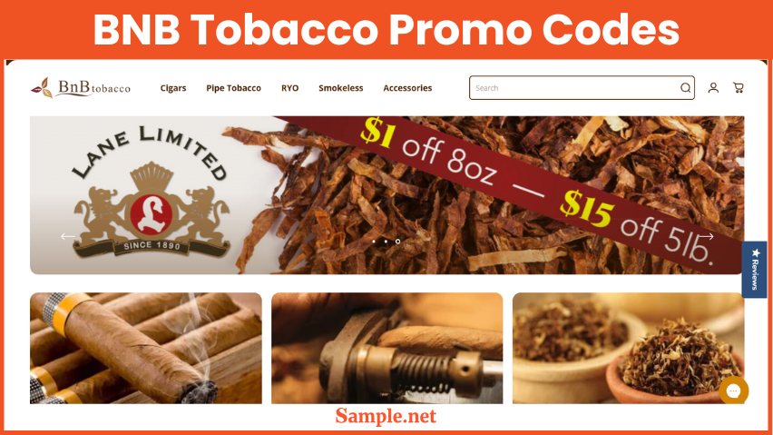 10% OFF BNB Tobacco Promo Code, Coupon Code and Discount Codes in May 2026 