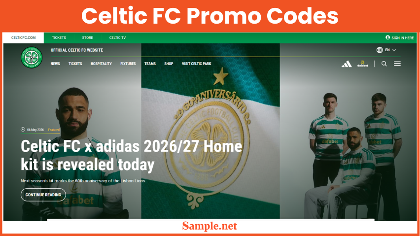 Celtic FC Promo Codes