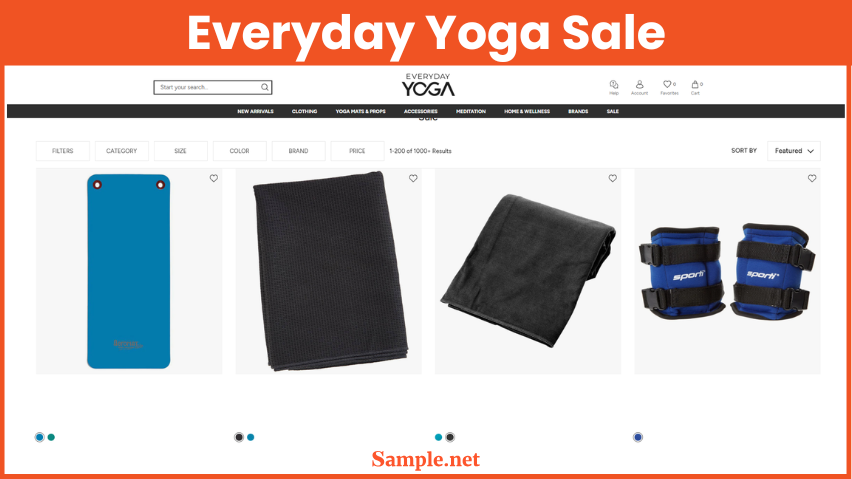 Everyday Yoga Sale