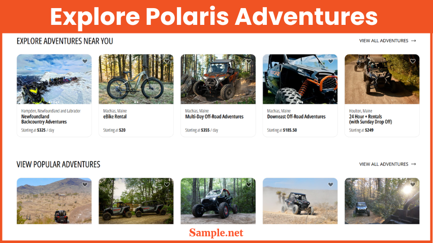 Explore Polaris Adventures