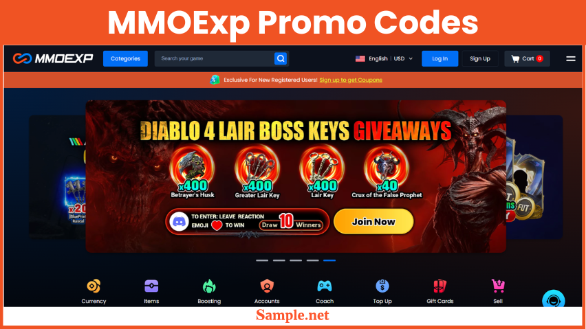 MMOExp Promo Codes