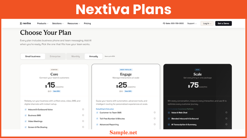 Nextiva Plans