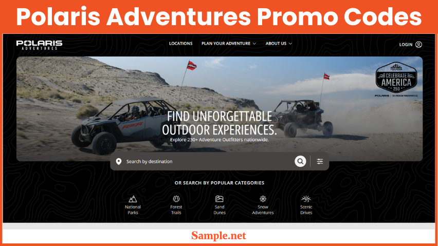 Polaris Adventures Promo Codes