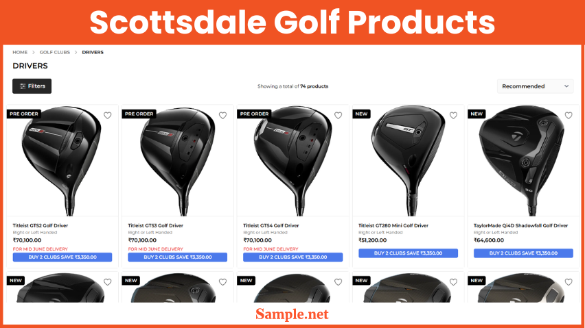 Scottsdale Golf Products