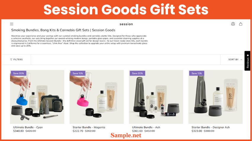 Session Goods Gift Sets