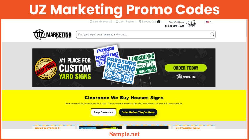 UZ Marketing Promo Codes