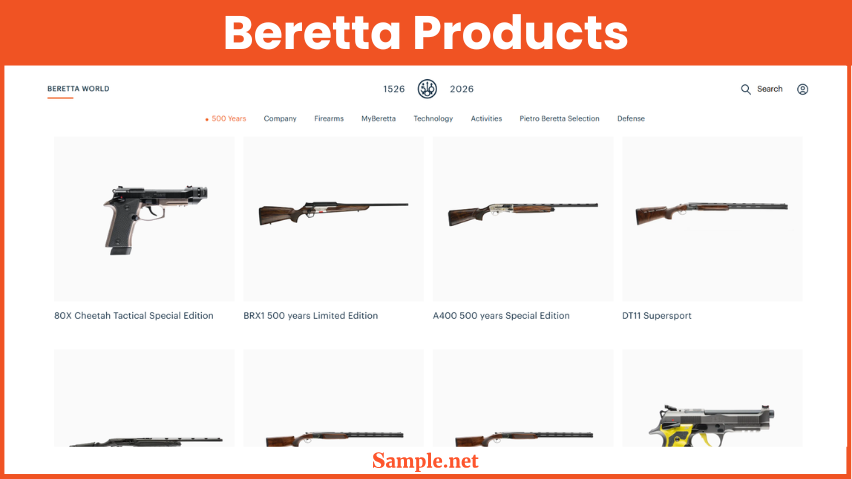 Beretta Products